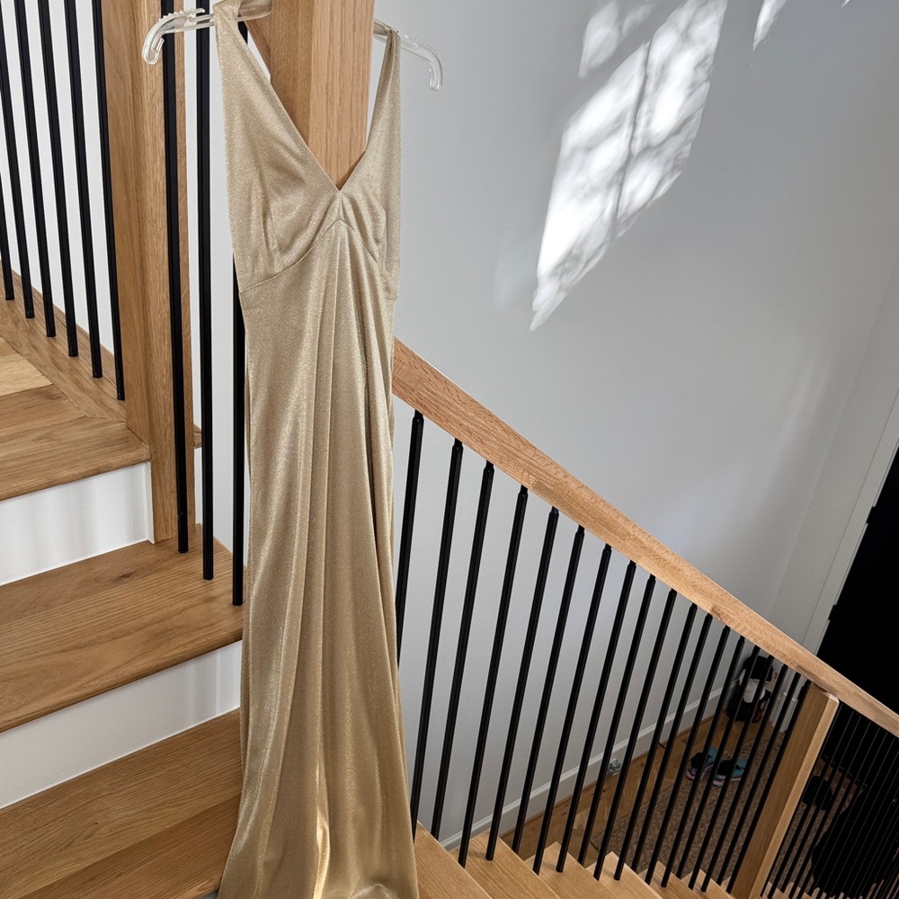 Champagne Gold Long Dress